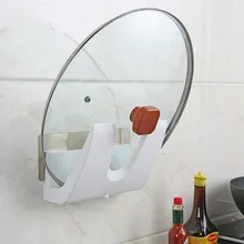 Кухонный Держатель для посуды полка разделочная доска рамка пластиковая многофункциональная настенная подвесная пробивая Бытовая Подставка Для Сковороды lo827243