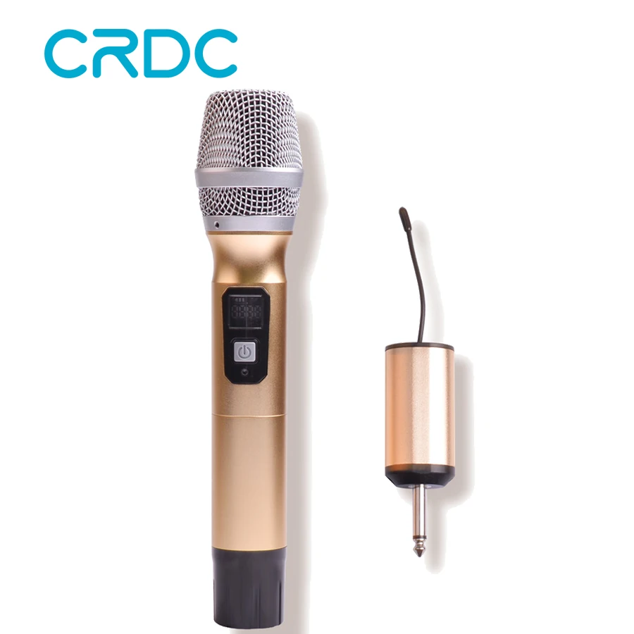 

CRDC New Karaoke Microphone Wireless Bluetooth Transmitter Handheld Music Player Party KTV Singing Skype Mic Support IOS Android