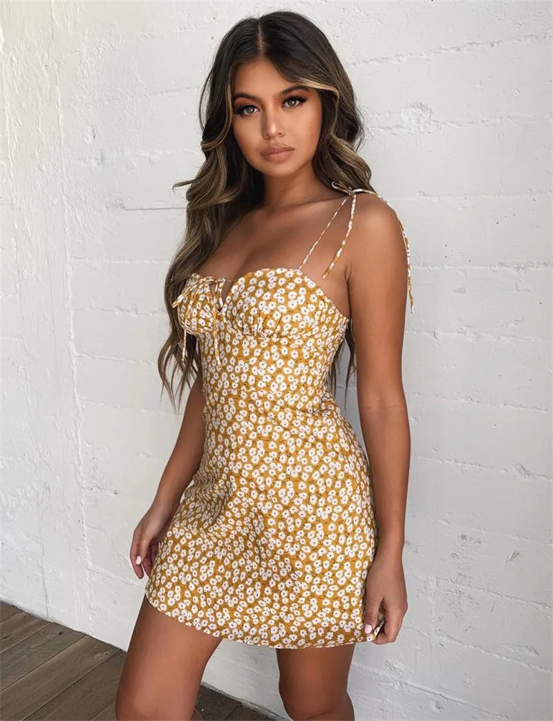 print floral wrap dress12