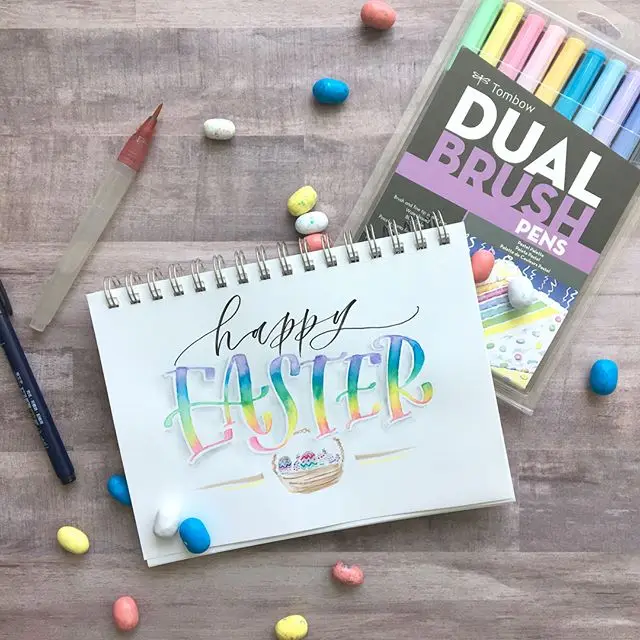 Японские двойные кисти Tombow ABT набор из 10 цветов Лидер продаж фломастеры Galaxy Instagram