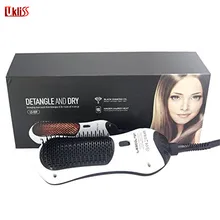 Выпрямитель для волос щетка для укладки волос инструменты для сушки волос инфракрасная Фен щетка профессиональный ионический фен для волос расческа