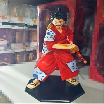 

20CM One Piece Monkey D Luffy Cos The Warriors Figurine Dolls Toys PVC Action Figure Collection Model Toy H748