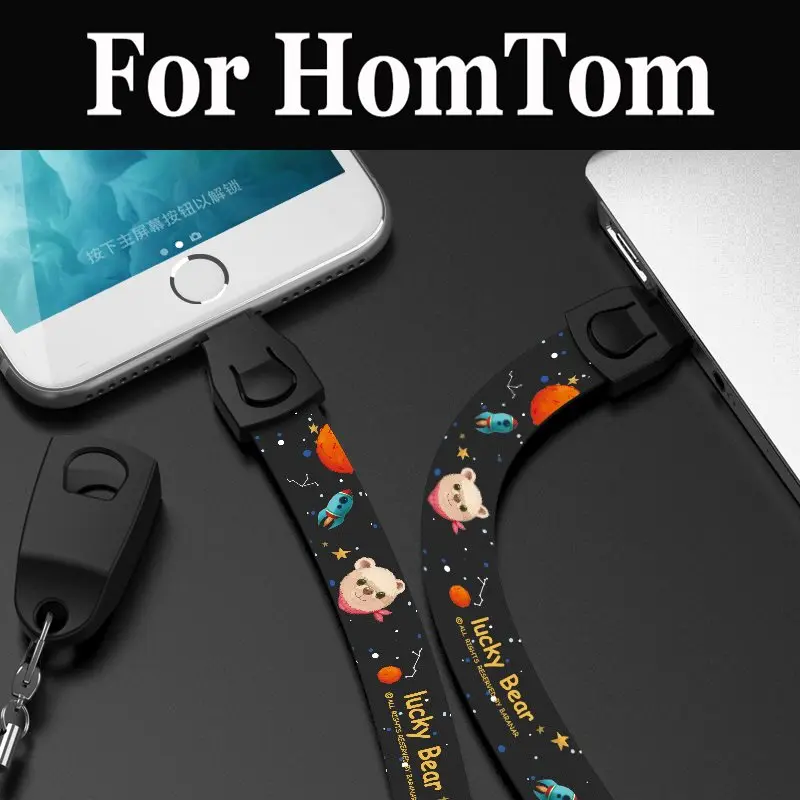 USB للهاتف المحمول حزام الكرتون لطيف القط حزام ل HomTom HT17 HT7 برو HT16 HT10 HT3 برو HT20 HT30 S8 HT12 HT37 s7 S16 HT50 S99