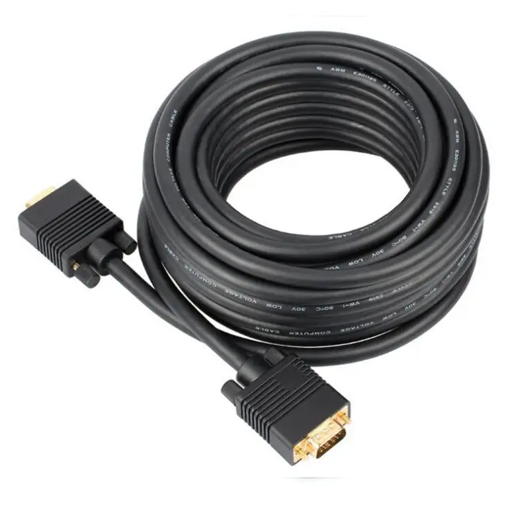 Удлинительный кабель VGA 3 + 9 1 5 м 2 10 15 20 30 40 50 для монитора компьютерного проектора