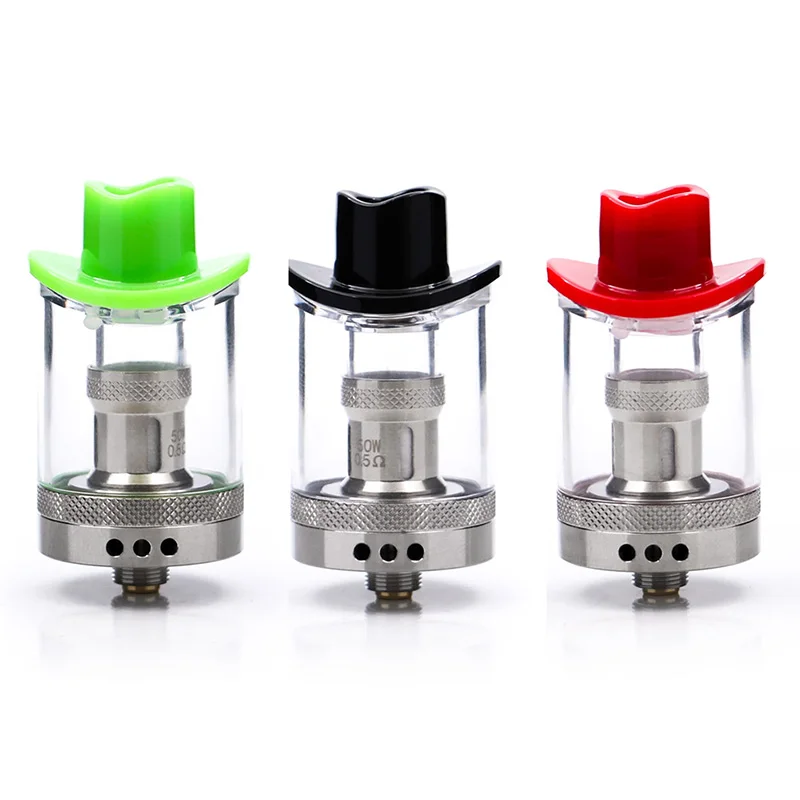 E cigarettes Vape Demon Killer Magic Hat Sub Ohm Tank atomizer Stainless Steel Base PCTG Tank 4