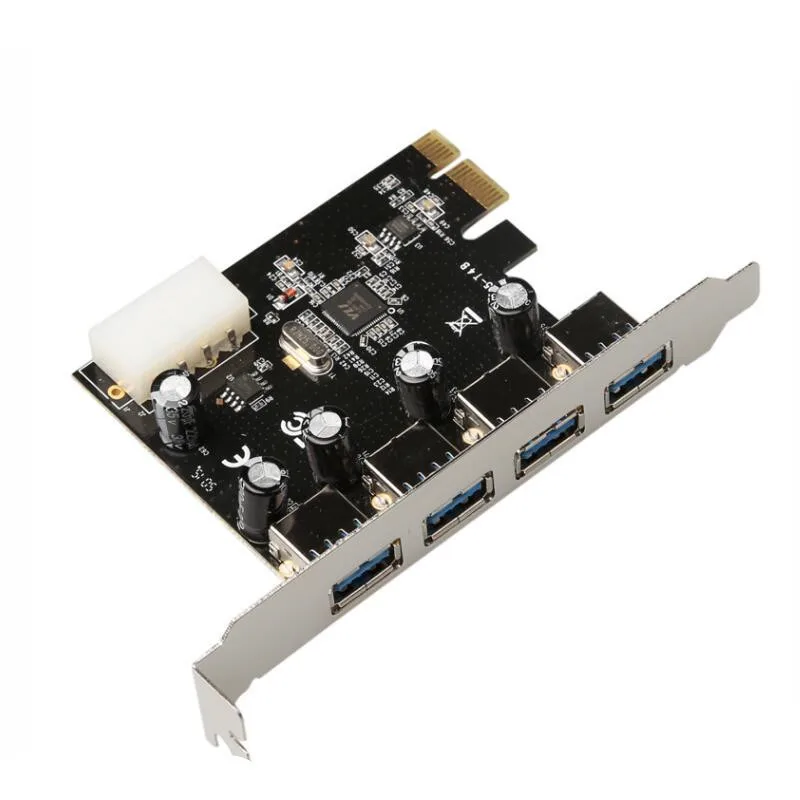 Карта расширения на 4 порта USB 3,0 PCI-e PCI express PCIe USB 3,0 хаб адаптер 4 порта USB3.0 контроллер USB 3 0 PCI e PCIe экспресс