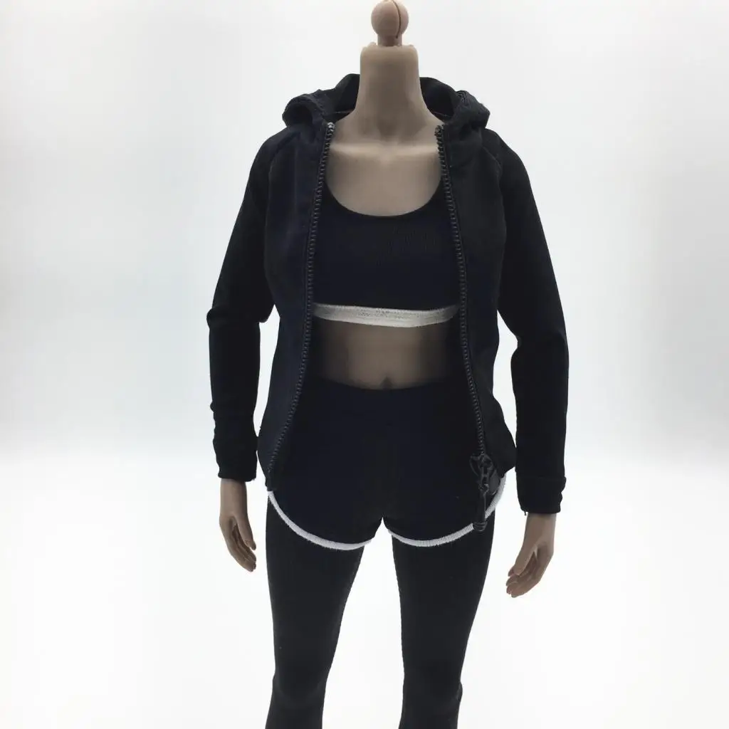 1/6 Scale Women Sports Suit Set Female Clothes for 12inch Action Figure Body Doll Toy Accessory