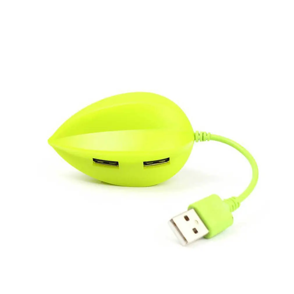 Милый фрукт карамбола форма 4 порта USB2.0 зарядное устройство мульти-порты USB наружное настенное дорожное зарядное устройство настольная