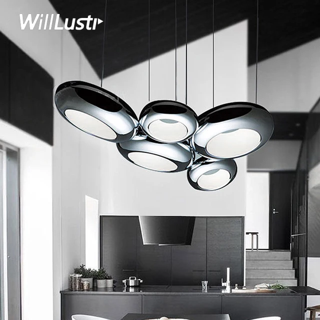 led noovo ufo aura pendant lamp modern suspension lighting hanging