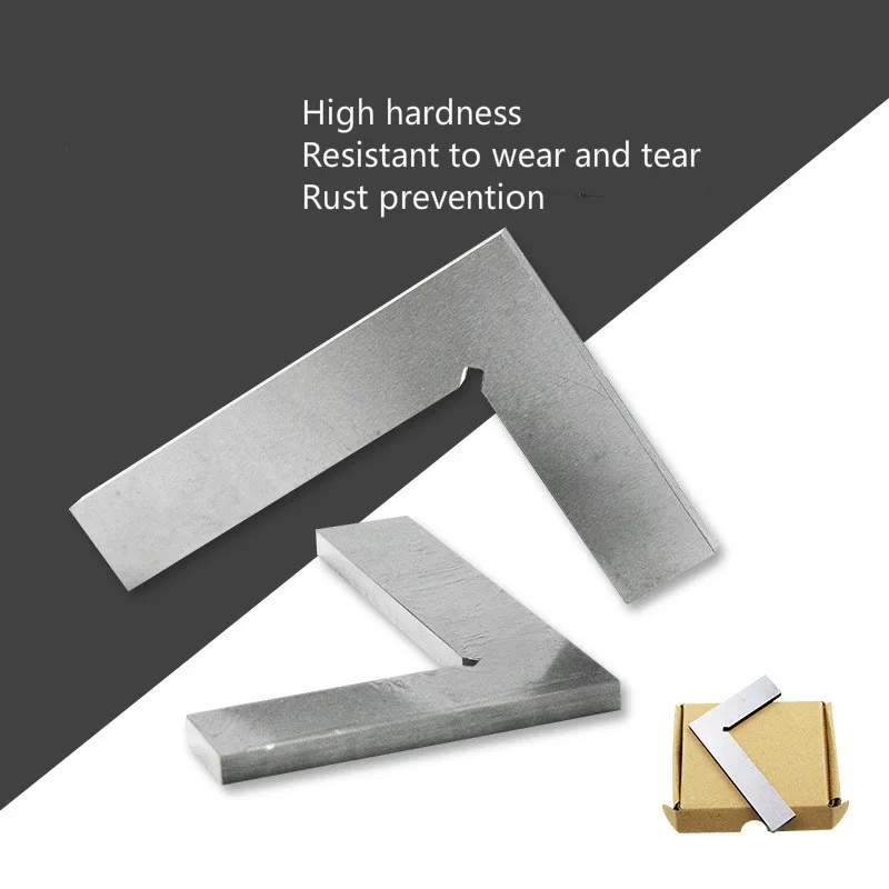 

100 * 70 Knife Edge Square 90 High Precision Stainless Steel Elevator Knife Edge Square Woodworking Ruler