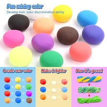30/180g Fluffy Charms Slime Clay Foam Ball Four-color ball set DIY Soft blue Light plasticine Antistress Kids Toys for kid 30/180g Fluffy Charms Slime Clay Foam Ball Four-color ball set DIY Soft blue Light plasticine Antistress Kids Toys for kid