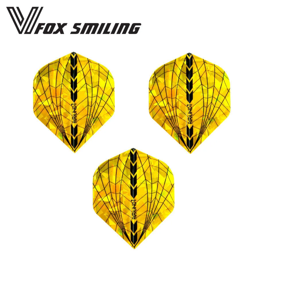 Fox Smiling Новые 3 шт. 15 видов стилей красивые лазерные Дартс полеты тонкая и стандартная форма для профессиональных дартс аксессуары