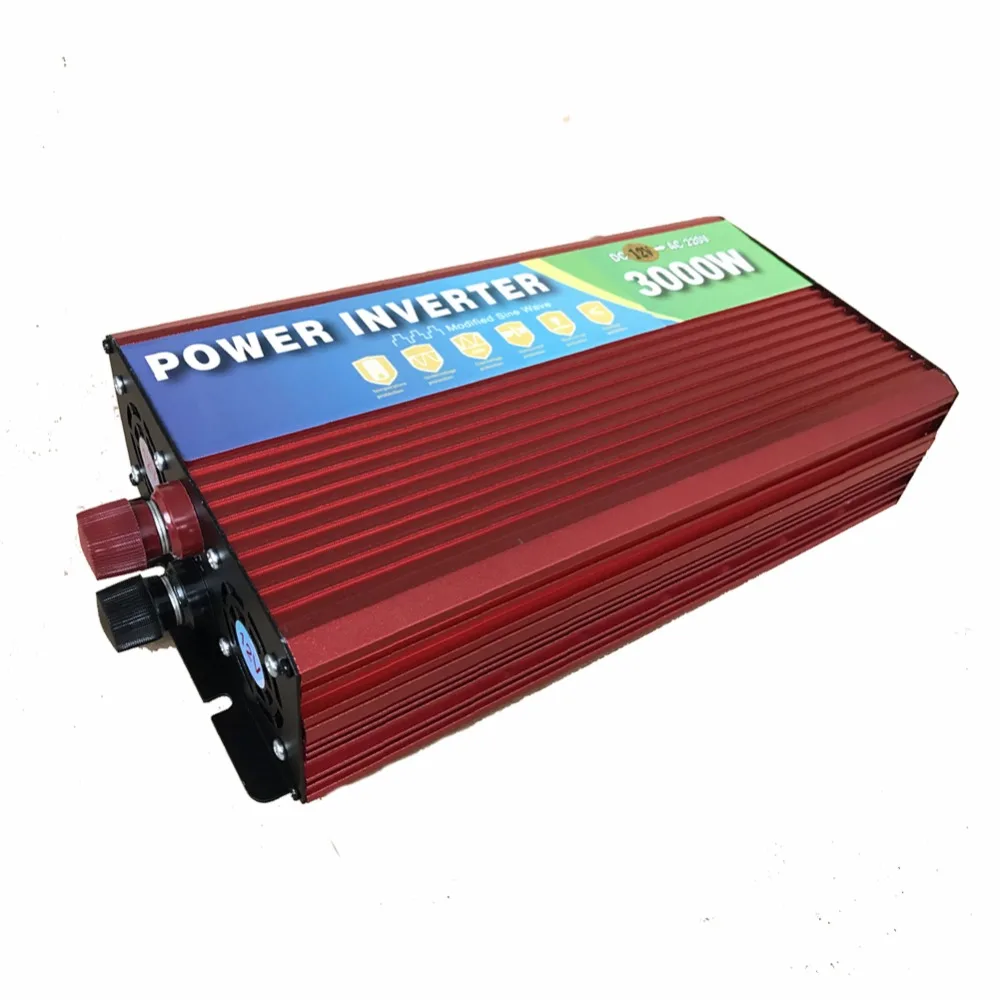 12V 3000W/3KW Modified Sine Wave Inverter 12V 220V Car power inverter