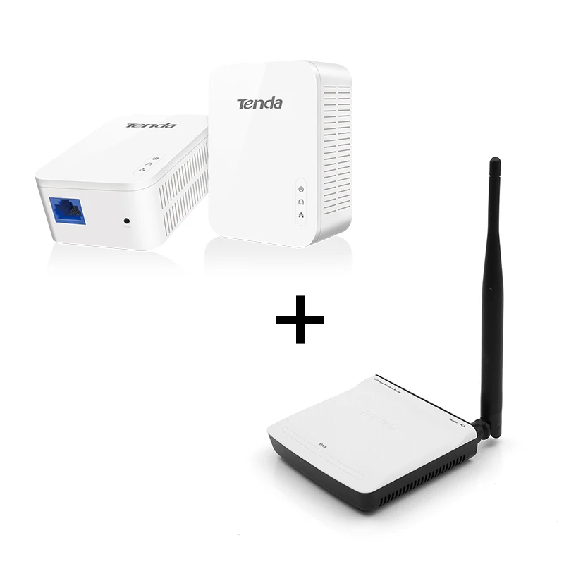 Комплект сетевого адаптера Tenda PH3 1000 Мбит/с PLC Powerline гигабитный адаптер ethernet homeplug с