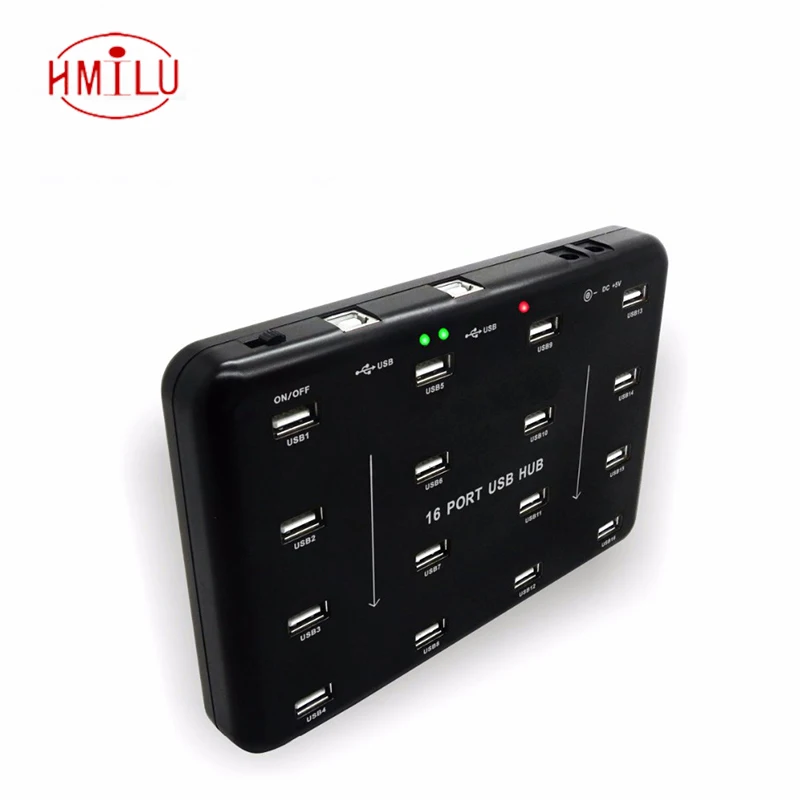 

16 interface industrial grade USB 2.0 HUB hub TF card U disk batch test data replicator