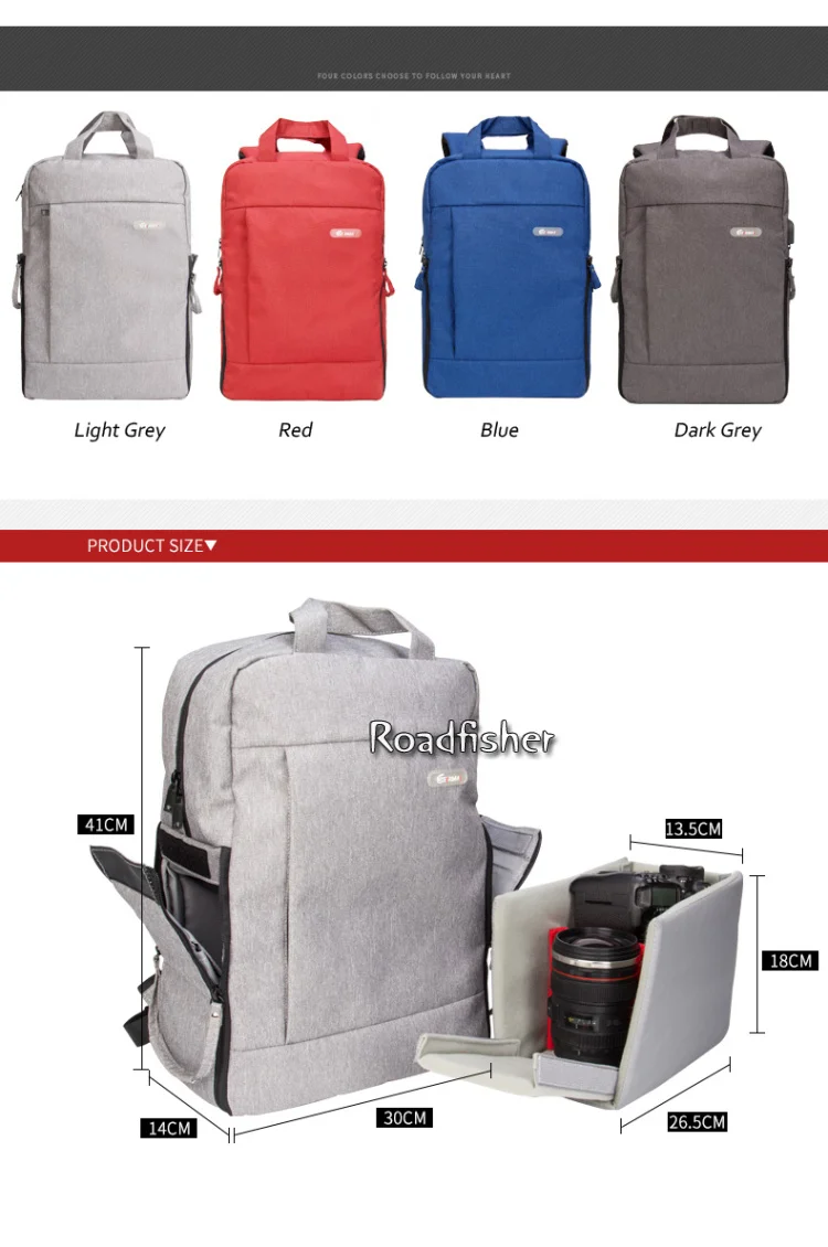 Camera backpack bag EM-DQ310B-2