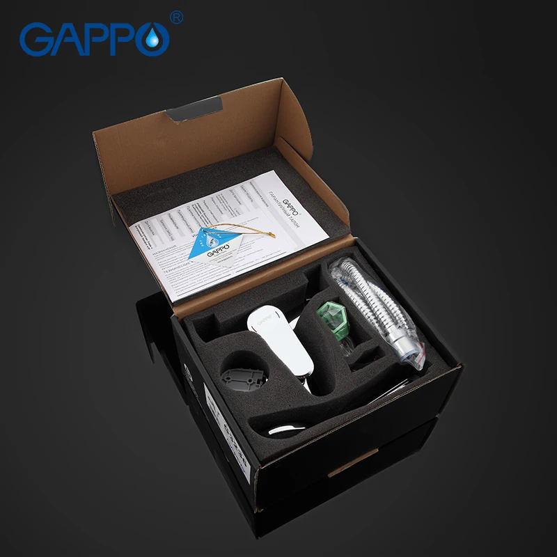 Online GAPPO Chrom Poliert Badewanne Ventil Dusche Armaturen Wand Montiert Bad Wasserhahn Mischbatterie Einzigen Handgriff Kalt Und Warmwasser