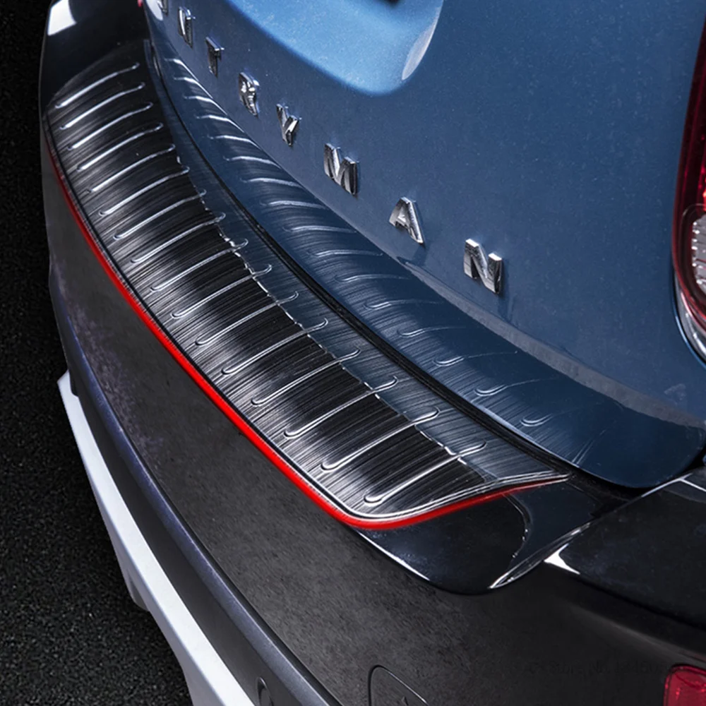 Накладка на задний бампер для Mini Cooper Countryman F60 2017 2019 багажника внешняя отделка