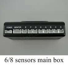Nuovi Sensori di Parcheggio 6/8 sensori di dialogo principale per Auto Inversione di Sostegno Del Radar system sensor 12 V car styling