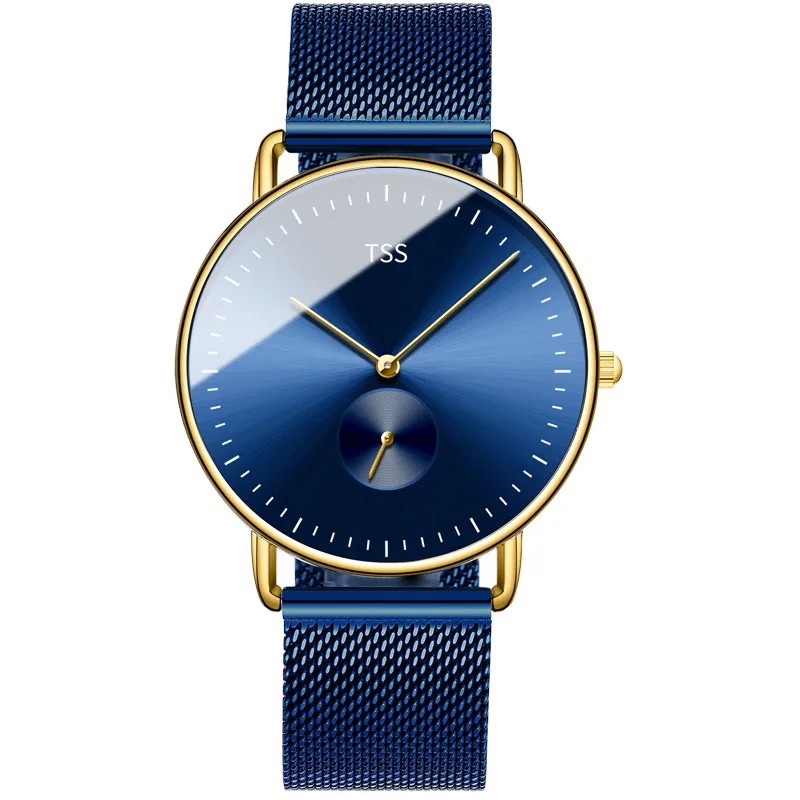 

TSS T6021 German Bauhaus japan MIYOTA Quartz movement lover Couple female fashion Leisure business watch waterproof slim watch