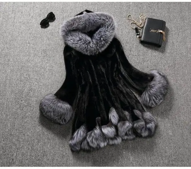 Женское пальто из искусственного меха S ~ 3XL зимняя плотная теплая куртка с