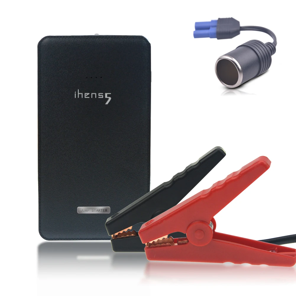 

Ihens5 Emergency Car Jump Starter Portable Booster Power Bank Battery Charger with EC5 plug for Automobile Phone and Motorcycle