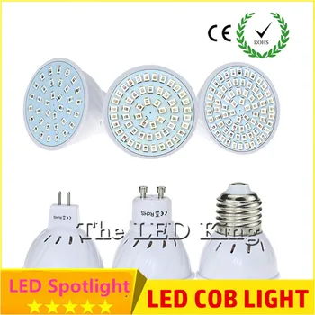 

E27 E14 MR16 GU10 Lampada LED Bulb 110V 220V Bombillas LED Lamp Spotlight 48 60 80 LED 2835 Lampara Spot cfl Grow Plant Light