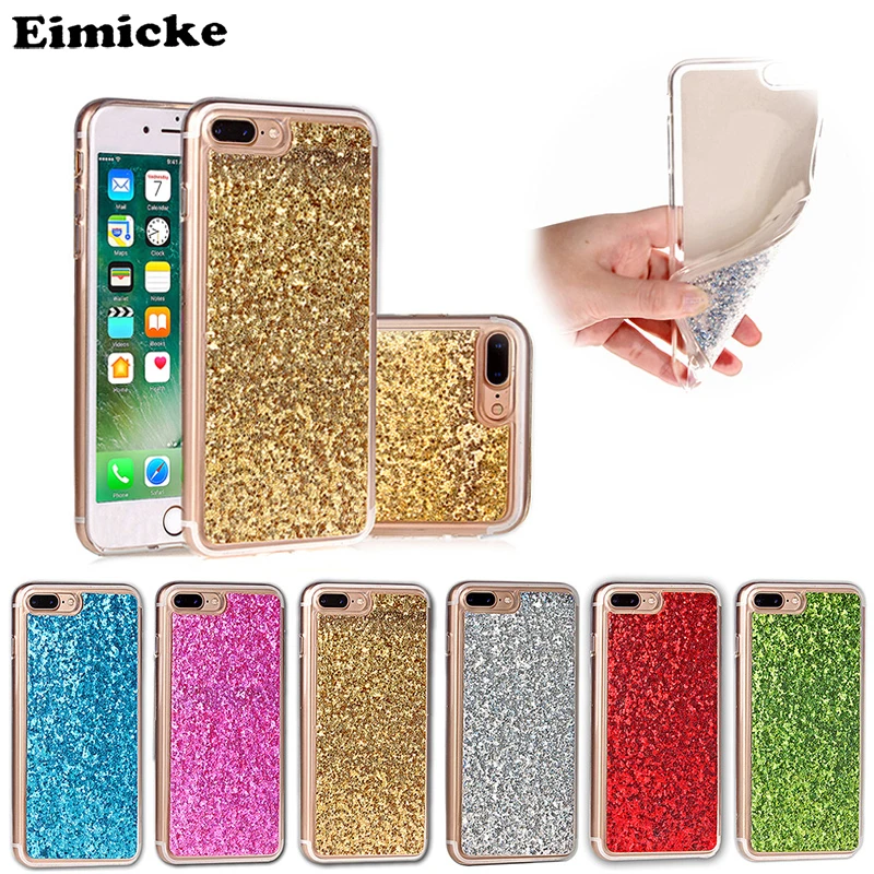 Glitter Powder Case for iPhone 5 5s SE 6 6s plus 7 7plus 8 8plus cases