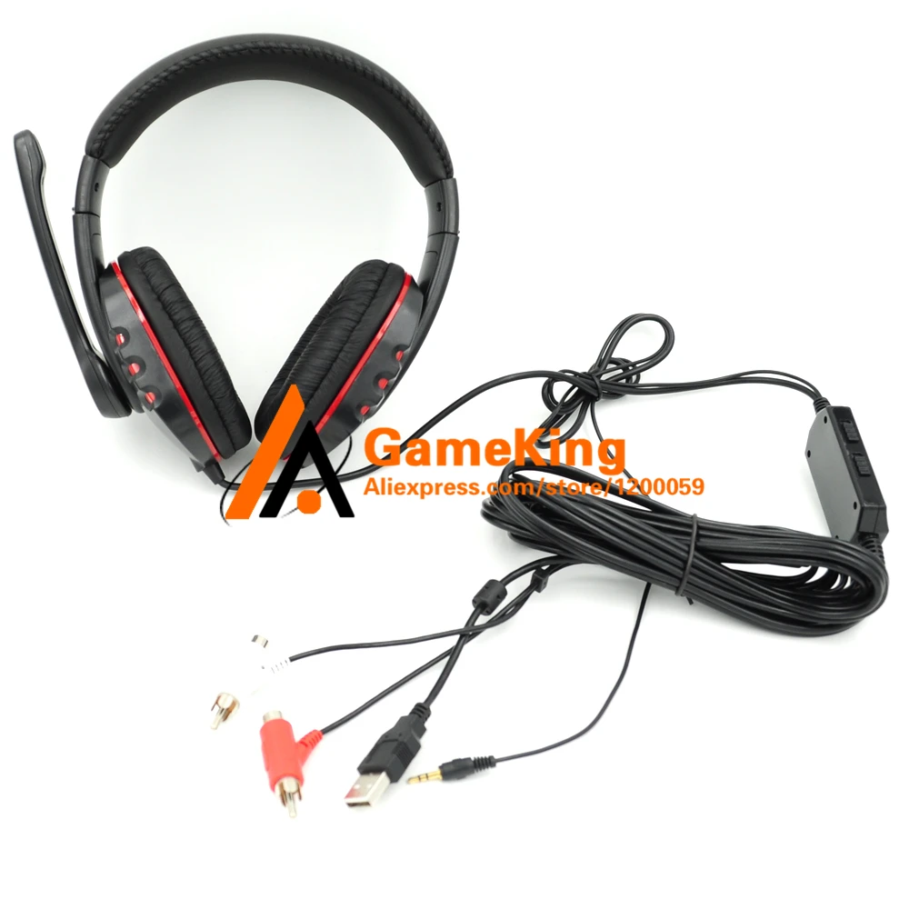 Nuevos juegos juego para playstation 4 auriculares para xbox 360 ps3 pc mac control volumen|headset for gaming|headset for ps3headset gaming -