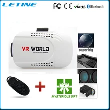 New Google Glass VR Headset Smart Bluetooth Remote Control Gamepad VR BOX 2.0 in 3D Glasses Virtual Reality Glasses