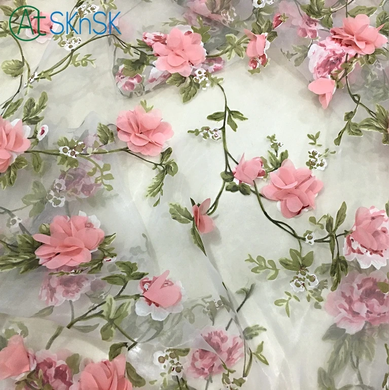 Buy High grade good quality organza cloth 2meter/lot