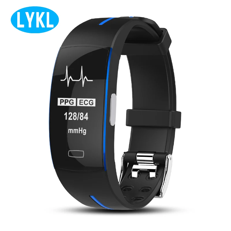 

LYKL P3 Smart Band 100% Original ECG+PPG Blood Pressure Heart Rate Monitor Pedometer Sports Bracelet IP67 Waterproof