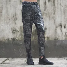 Новая мужская одежда модные DJ bigbang ds стилист личности панк молния брюки певица костюмы