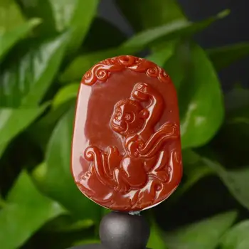 

Natural authentic jade pendant agate chalcedony men and women zodiac jade pendant