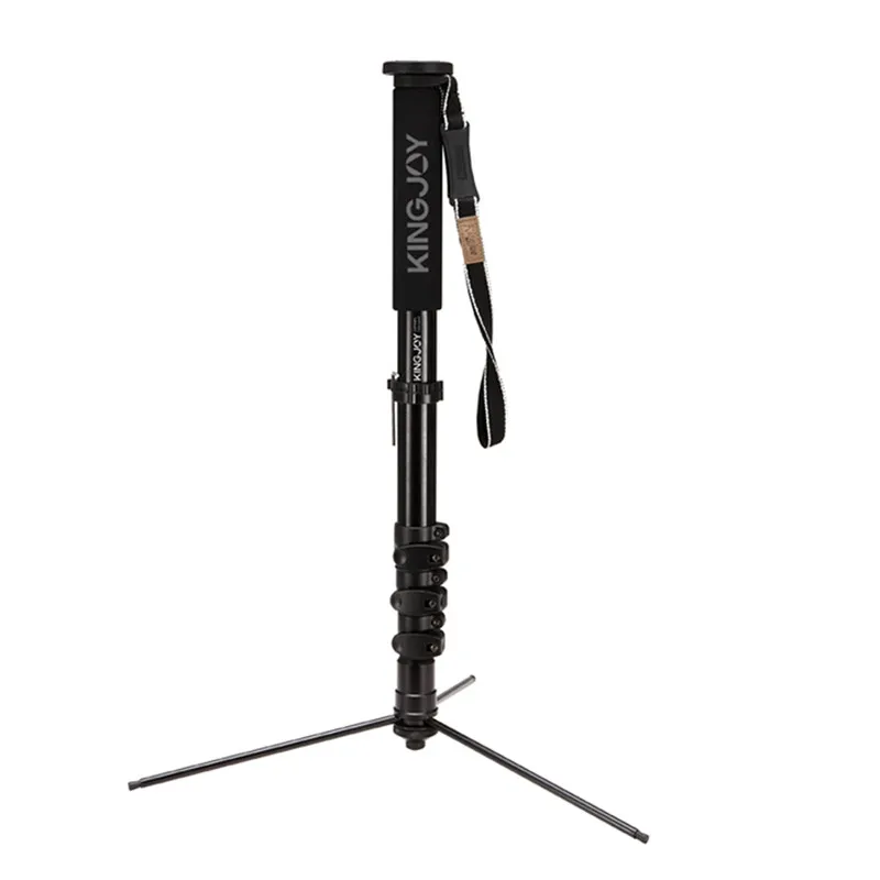 

Kingjoy MP408FL Versatile Professional Flip Lock Tripod Camera Video DSLR Monopod Aluminum 4 Section Carrying Bag Max Load 15kg