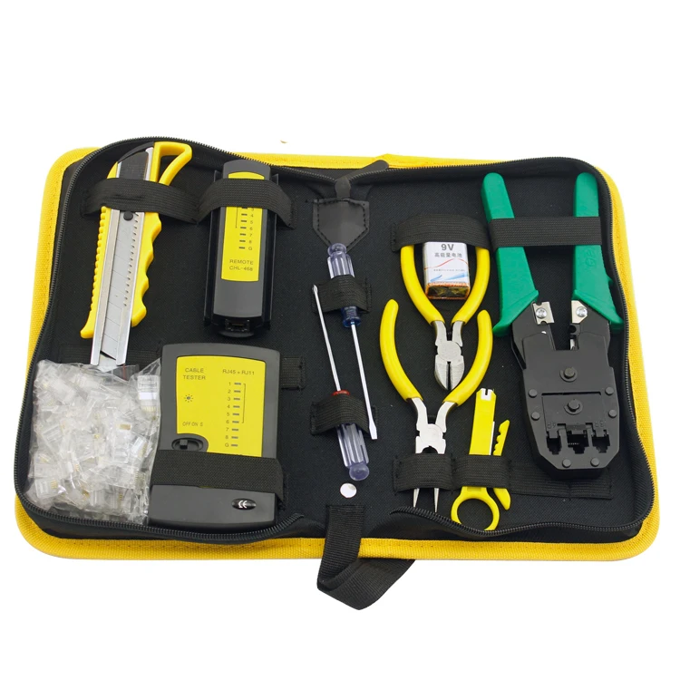 RJ45 RJ11 CAT5E CAT6 Network tools kit Networ tools kit /SET Tester