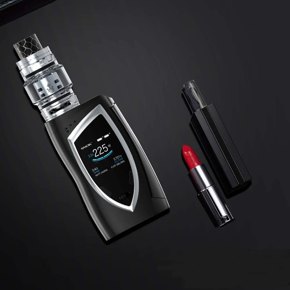 Оригинальный SMOK Devilkin Kit 225 Вт Mod с 8 мл TFV12 комплект электронных сигарет принца VS Mag