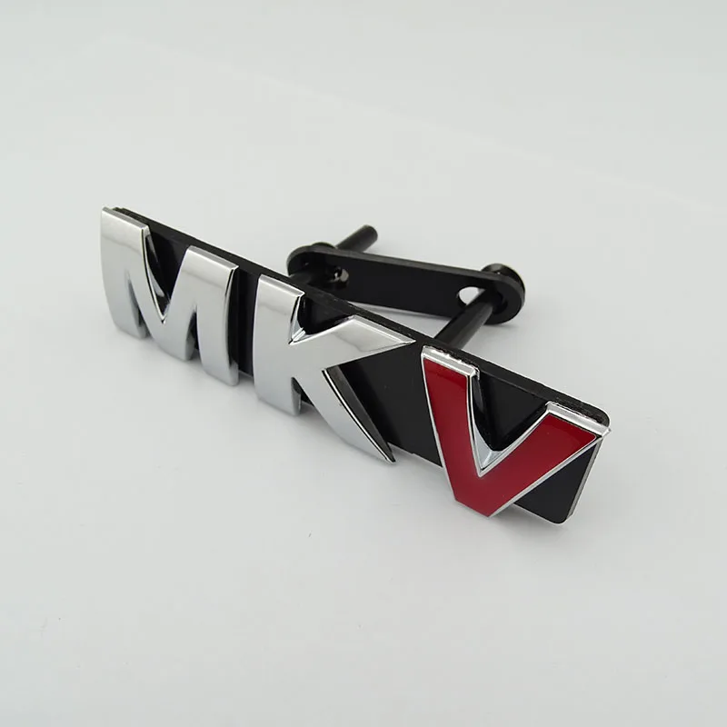 

Auto Badge MKV Grill Car Emblem MK5 Car Logo MKV Rear Boot Sticker for Car