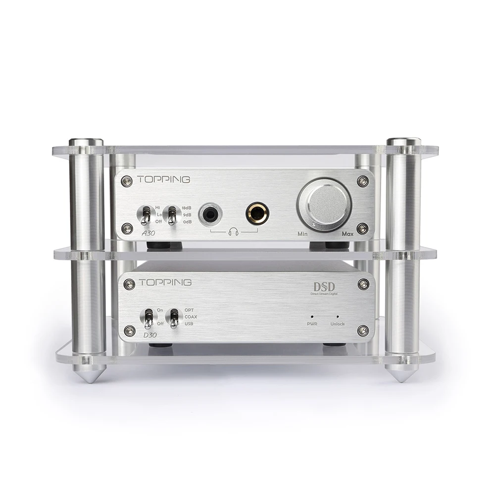 Topping A30 Hifi Desktop Headphone Amplifier 3.5mm/6.35mm Headphone output Topping A30 Hifi Desktop Headphone Amplifier 3.5mm/6.35mm Headphone output