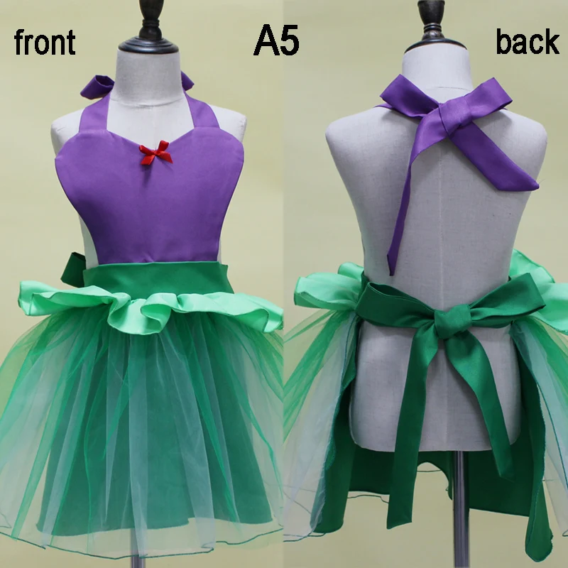 Costumes for Girls Mermaid Snow White Elsa Costume Minnie Anna Cosplay Princess Tutu Apron for Halloween Christmas Easter Party