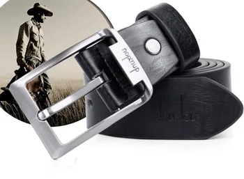 

New Mens Leather Belts Single Prong Belts Business Casual Dress Metal Buckle Retro Design Leather Belt mens luxury belt