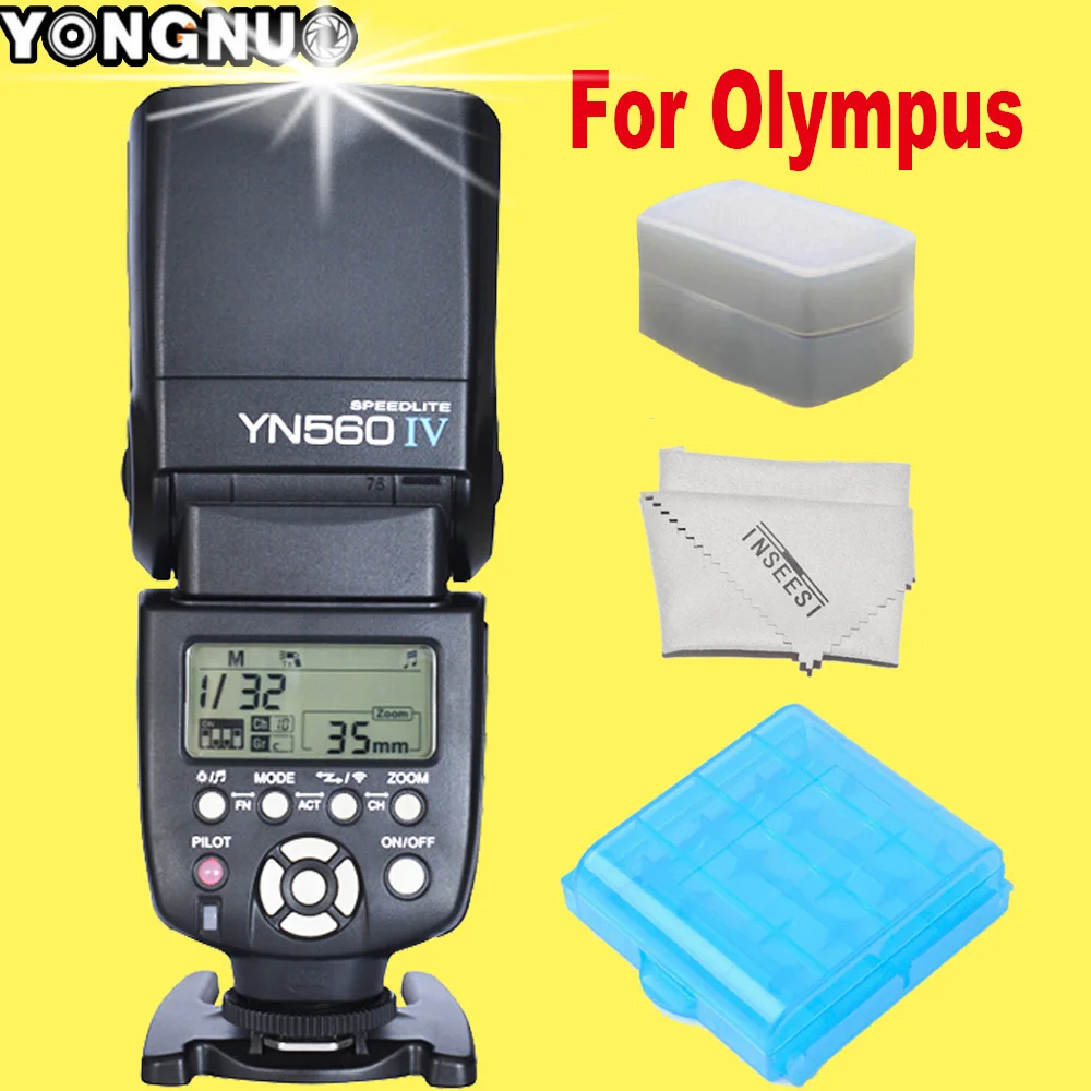 Yongnuo   Speedlite  YN-560IV YN 560 IV Olympus E5 E3 E30 E300 E620 E520 E420 E450 DSLR 