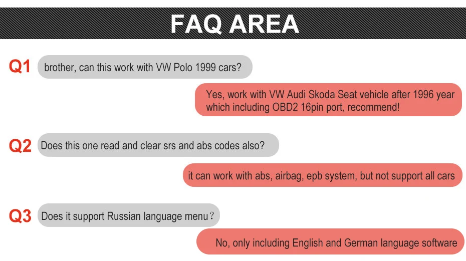 Autophix V007 Автомобильный диагностический сканер для гольфа Gol Passat A4 A6 Q7 ABS SRS Oil Service Reset Tool OBD2 Автомобильный сканер ODB