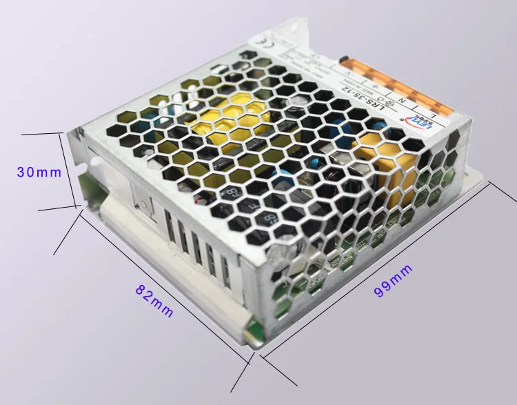 С одним выходом LRS-35-36 Источник питания переменного тока в постоянный ток 35 Вт 36В трансформатор Импульсный источник питания светодиодного табло