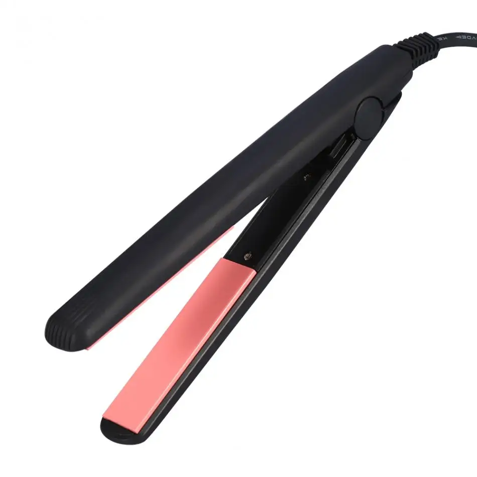 

2Types Mini Portable Electronic Hair Straightener Straightening Hairstyling Tool