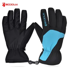 Boodun водонепроницаемые лыжные перчатки для мужчин и женщин, теплые перчатки для катания на лыжах, сноуборда, снегоход, мотоциклетные зимние уличные зимние перчатки