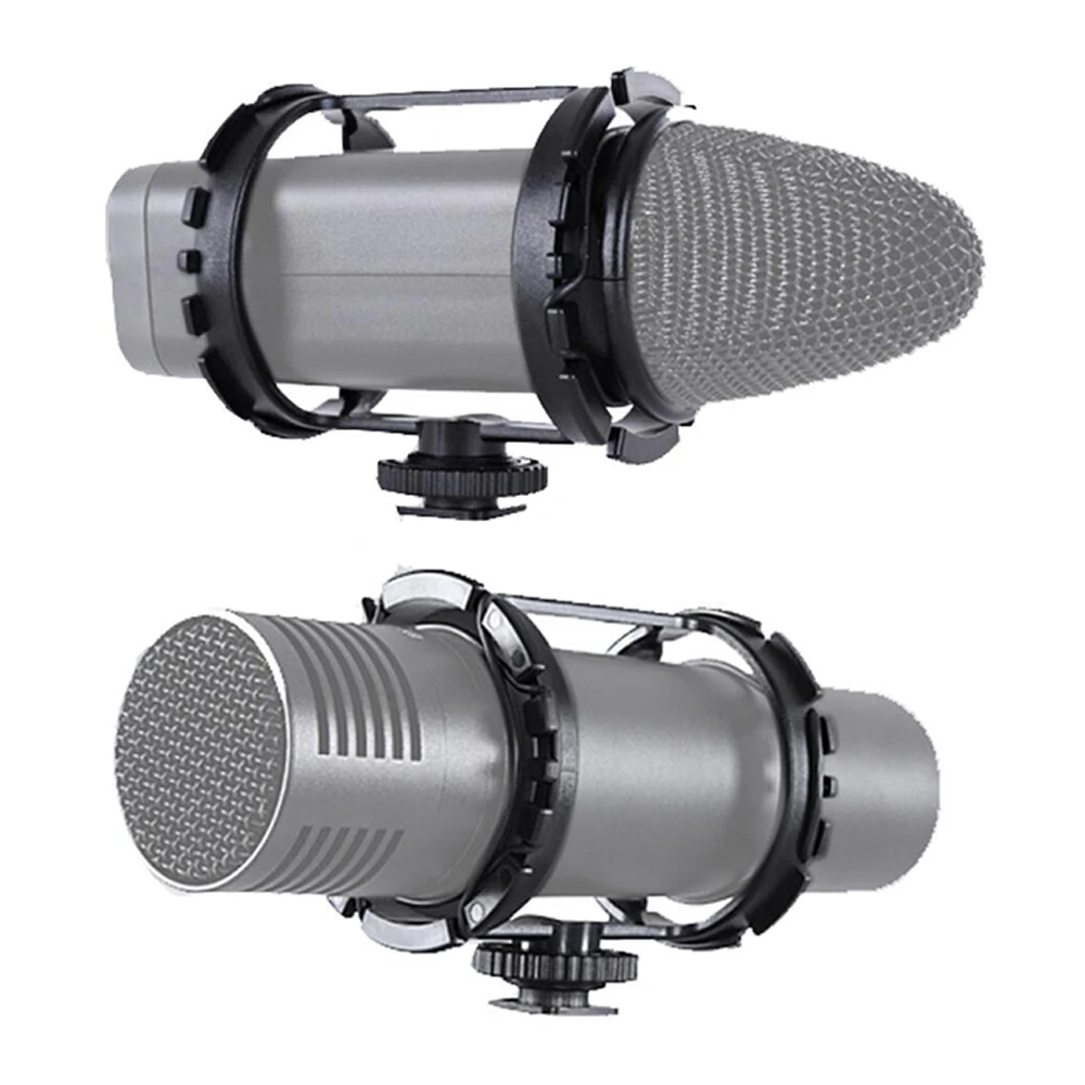 

BOYA BY-C03 Camera Shoe Shockmount For Microphones 1" to 2" in Diameter BY-VM300PS BY-V02 40mm-48mm Mic Zoom H1 Cold Shoe