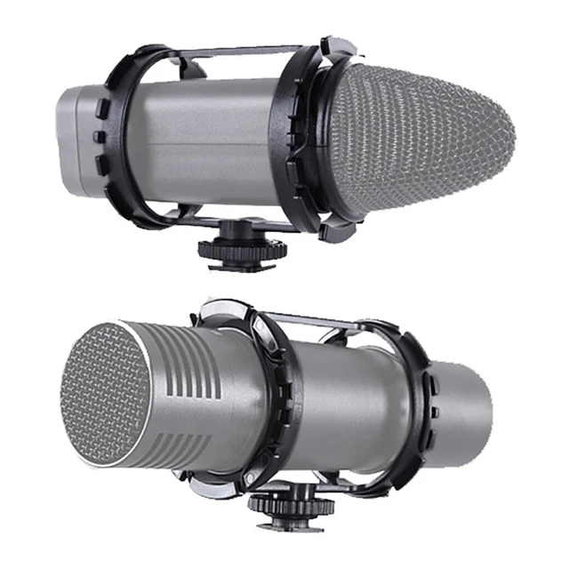 BOYA BY-C03 Camera Shoe Shockmount For Microphones 1″ to 2″ in Diameter BY-VM300PS BY-V02 40mm-48mm Mic Zoom H1 Cold Shoe