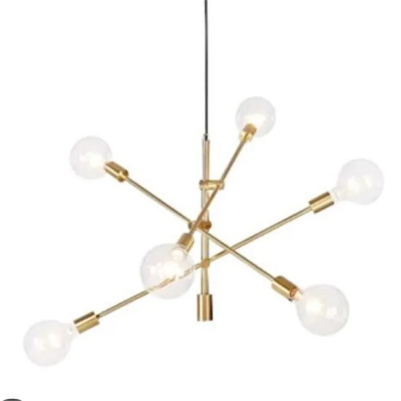 

Modern Creative Modo glass Chandelier Geometry Minimalist Glass Chandelier for Bar Restaurant dining room Decor LED lamps N1361