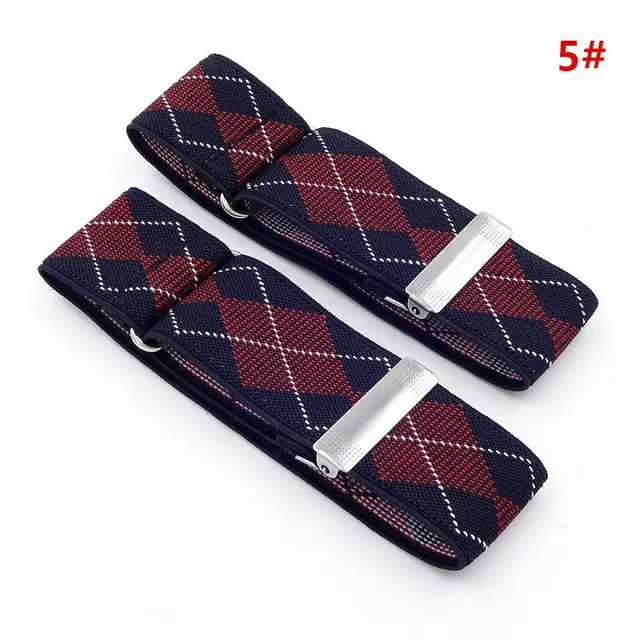 1 Pair Mens Shirt Adjustable Armband Sleeve Garter Bartender Cuff